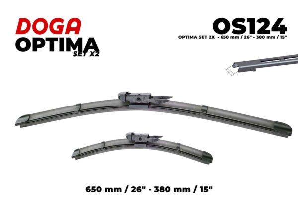 SET 2X - 650 mm/26" - 380 mm/15" - OS124