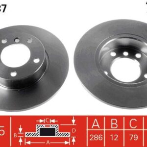 TRW JGO DISCO PRECIO UNIDAD S DE FRENO - DF1537