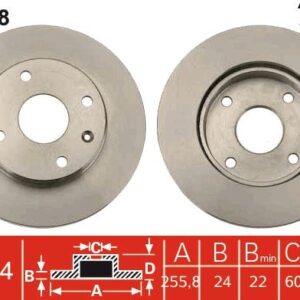 TRW JGO DISCO PRECIO UNIDAD S DE FRENO - DF7218