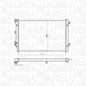 BM852 - RADIADOR DE MOTOR - 350214000000