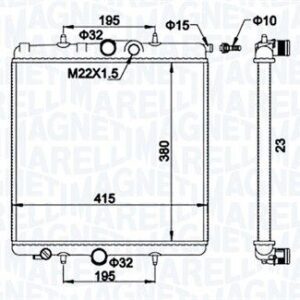 BM1941 - RADIADOR DE MOTOR - 350213000000