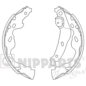 JUEGO DE ZAPATAS DE FRENOS - J3502082