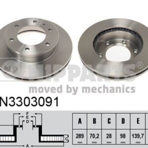 DISCO DE FRENO - N3303091
