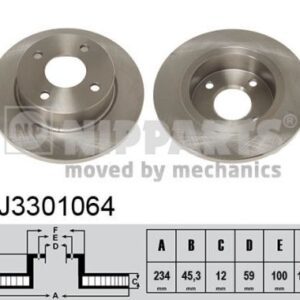 DISCO DE FRENO - J3301064