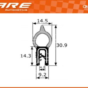 GOMA ESTANQUEIDAD MALETERO UNIV. - PF020