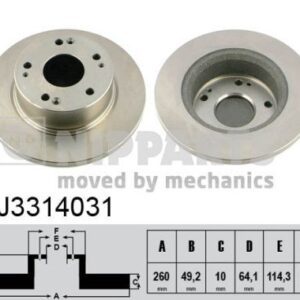 DISCO DE FRENO - J3314031