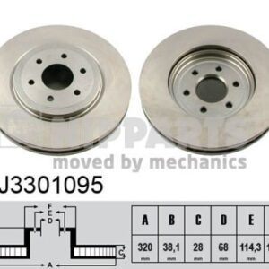 DISCO DE FRENO - J3301095