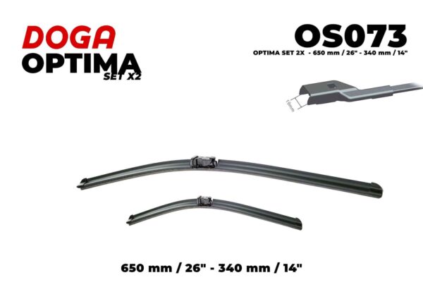 SET 2X - 650 mm/26" - 340 mm/14" - OS073