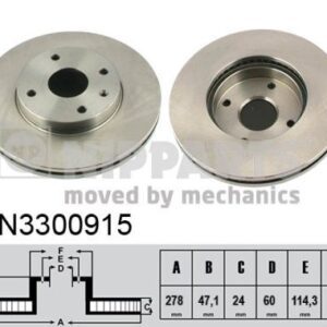 DISCO DE FRENO - N3300915