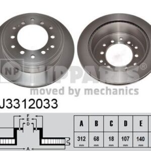 DISCO DE FRENO - J3312033