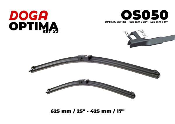 SET 2X - 625 mm/25" - 425 mm/17" - OS050