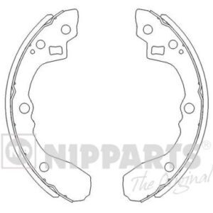 JUEGO DE ZAPATAS DE FRENOS - J3500321