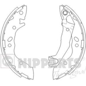 JUEGO DE ZAPATAS DE FRENOS - J3500509