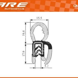 GOMAS ESTANQUEIDAD MALETERO VARIOS - PF023