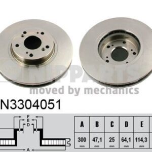 DISCO DE FRENO - N3304051