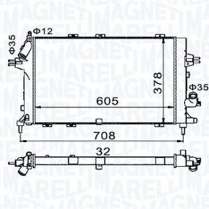 BM1534 - RADIADOR DE MOTOR - 350213000000