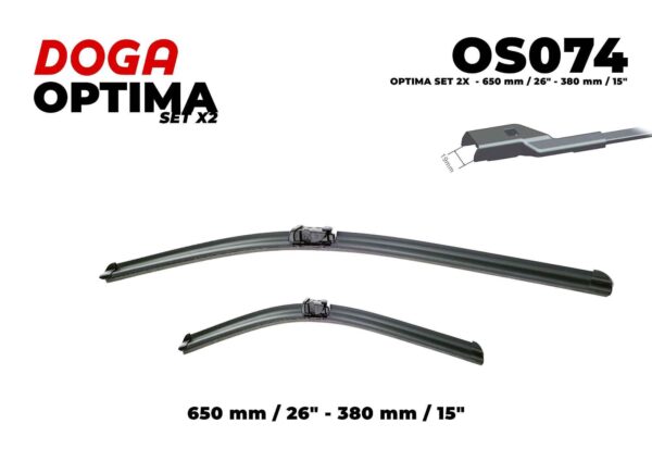 SET 2X - 650 mm/26" - 380 mm/15" - OS074