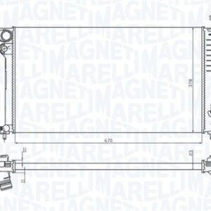 BM1997 - RADIADOR DE MOTOR - 350213000000