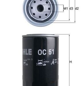 FILTRO DE ACEITE - OC51