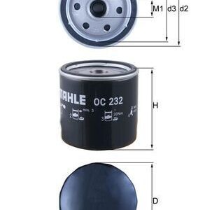 FILTRO DE ACEITE - OC232
