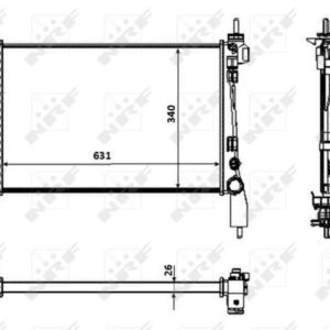 NRF RADIADOR - 53934