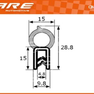 GOMA ESTANQUEIDAD MALETERO UNIV. - PF021