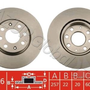 DISCO DE FRENO IP - 270030007