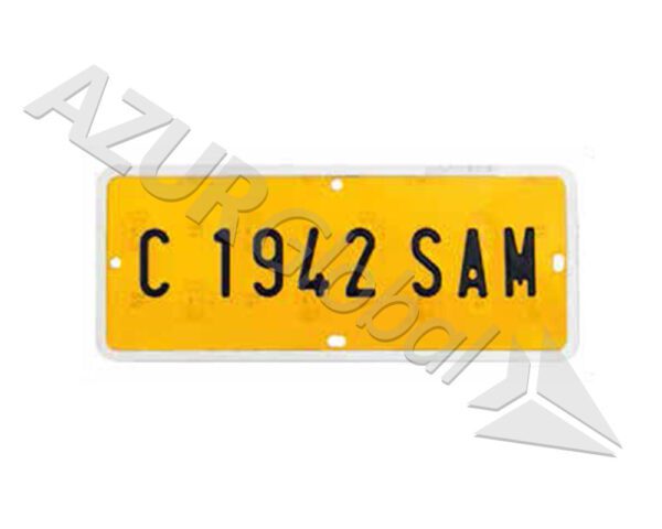 PLACA CIATRICICLOS LIGEROS 210X85 - 020S1KS27SS