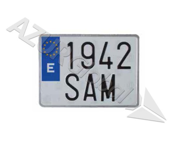 PL. MOTO EUROPLACA 220X160X1,35 STD - 020S1MS25SS
