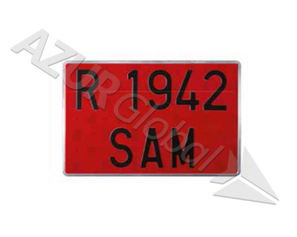 PL. REMOLQUE EUROPLACA 340X220X1,35 STD - 020S1WS33SS